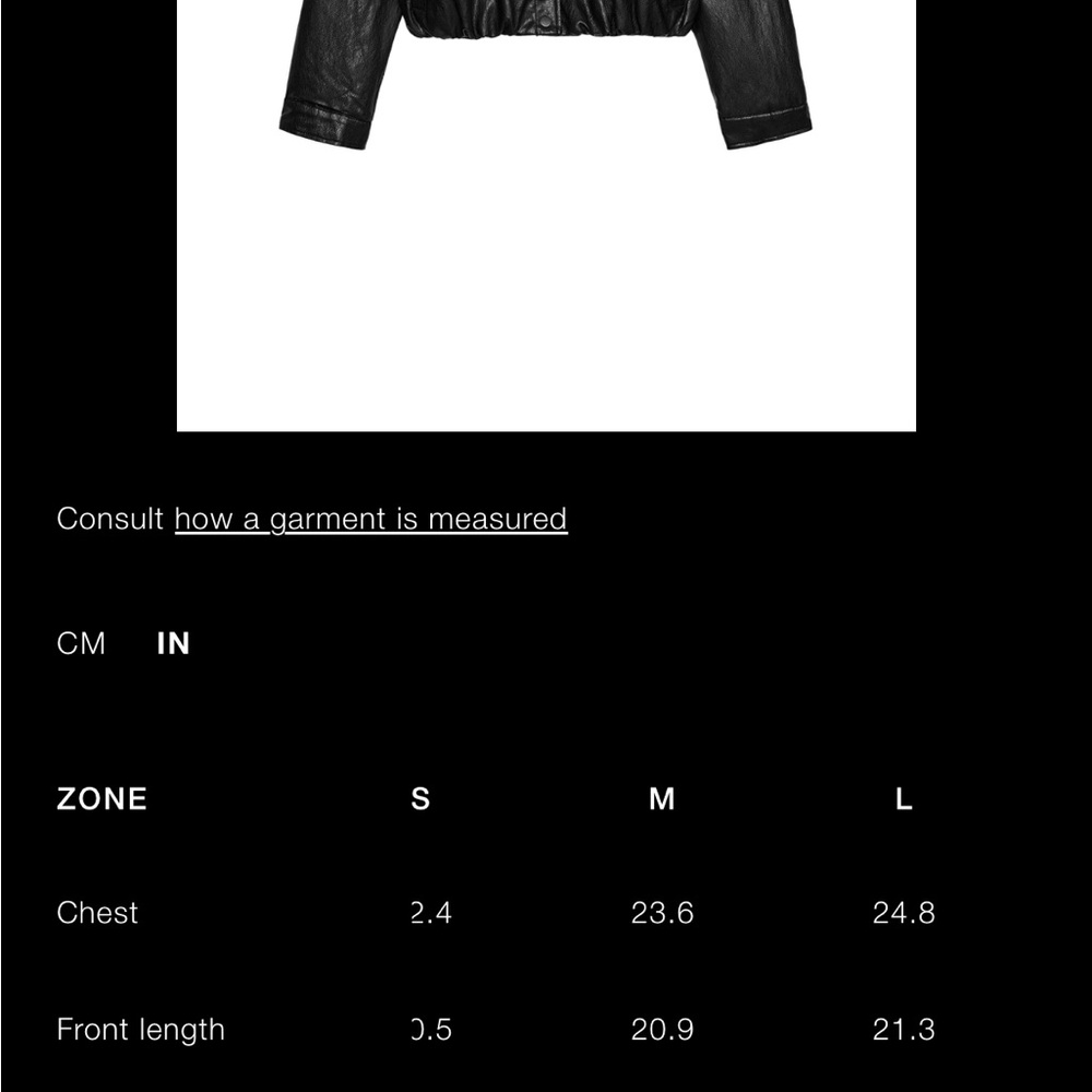 Zara Black Leather Jacket - Picture 6 of 11